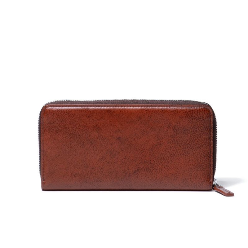 mila schon SHADOW SMOOTH ラウンドファスナー長財布 ブラウン