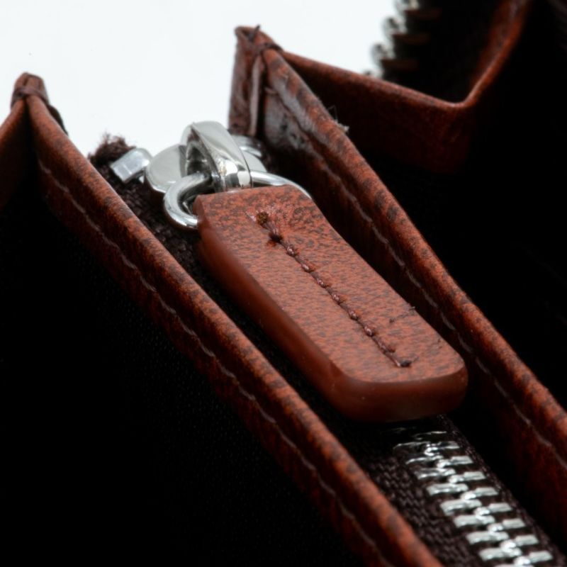 mila schon SHADOW SMOOTH ラウンドファスナー長財布 ブラウン