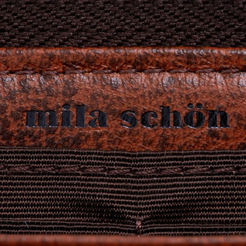 mila schon SHADOW SMOOTH ラウンドファスナー長財布 ブラウン