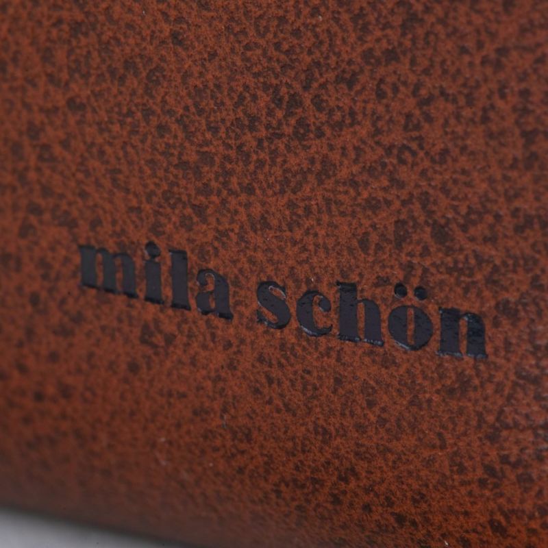mila schon SHADOW SMOOTH ラウンドファスナー長財布 ブラウン