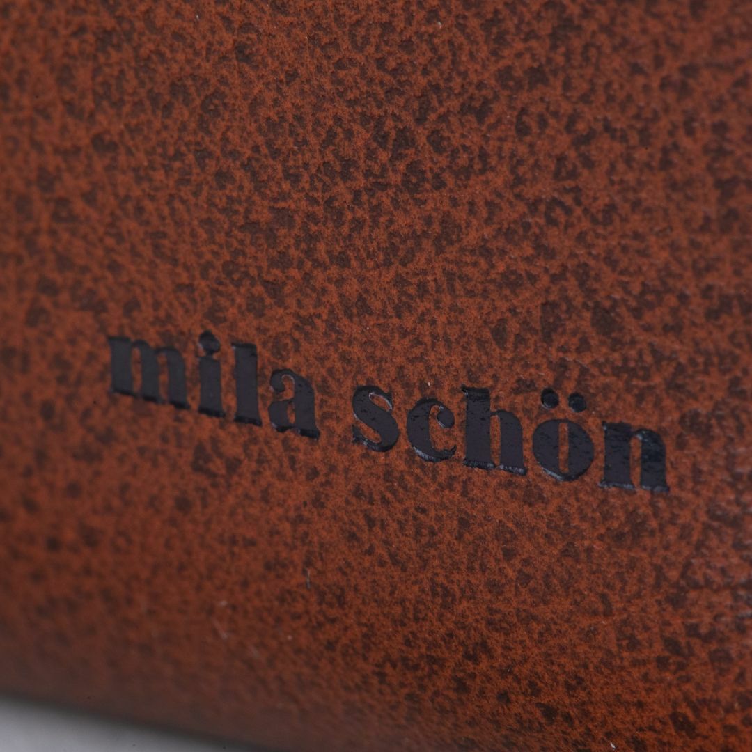mila schon SHADOW SMOOTH ラウンドファスナー長財布 ブラウン