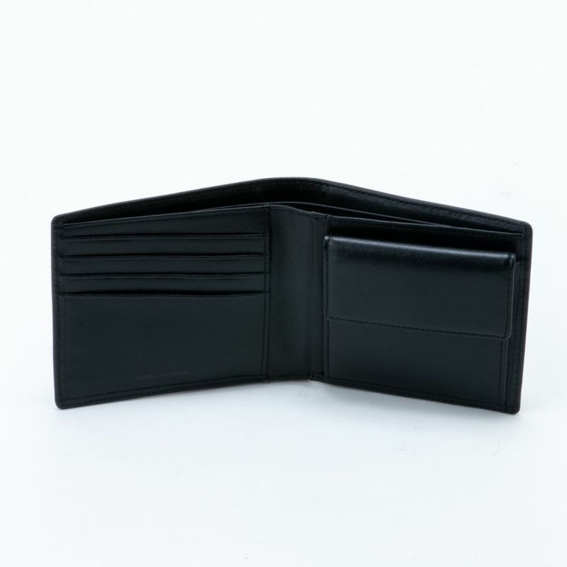 mila schon SHADOW SMOOTH 小銭入れ付き折り財布 ブラック