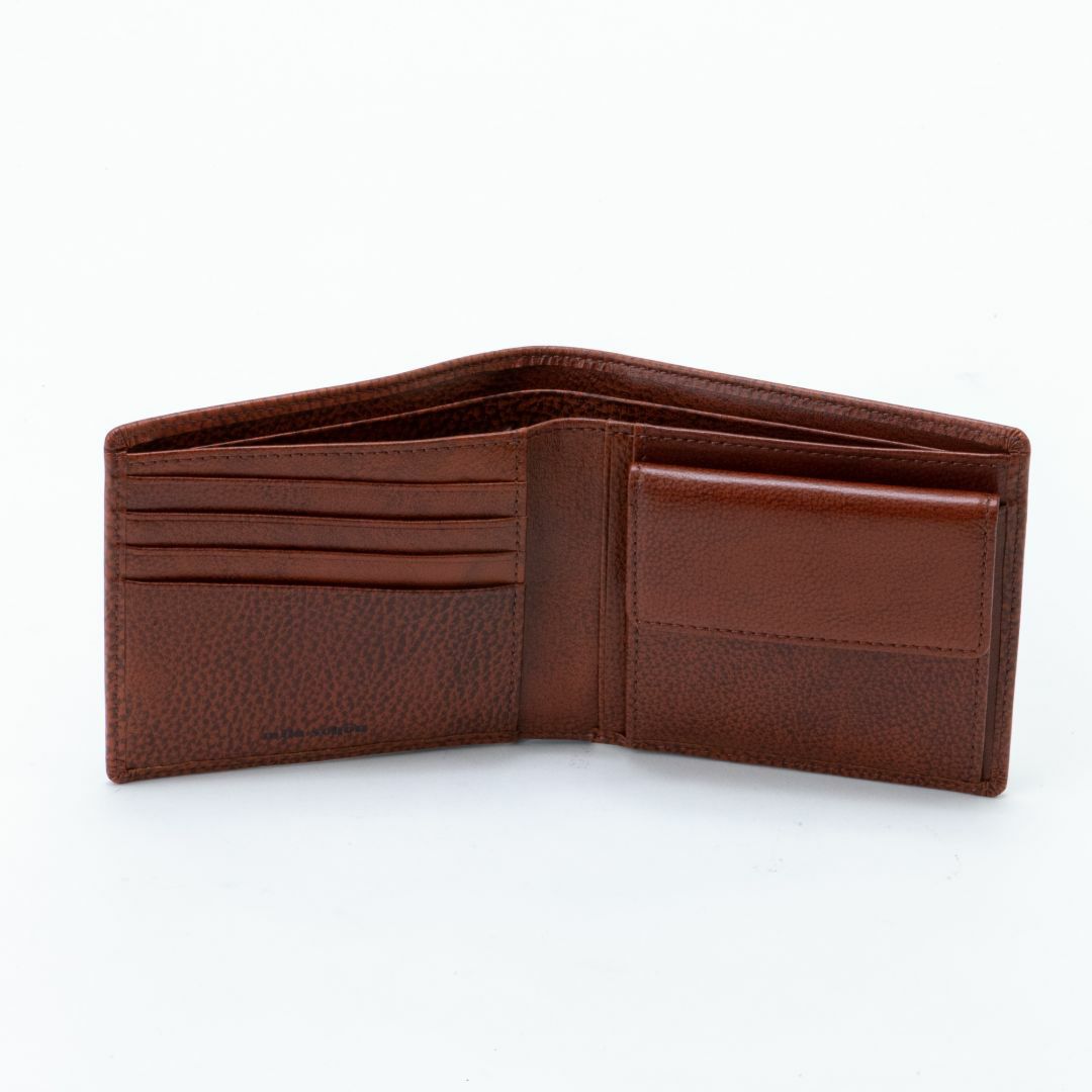 mila schon SHADOW SMOOTH 小銭入れ付き折り財布 ブラウン