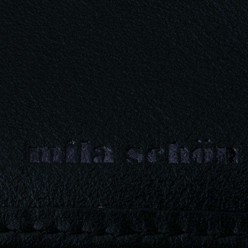 mila schon SHADOW SMOOTH 小銭入れ付き折り財布 ブラック