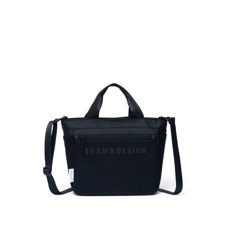 BEAMS DESIGN ELASTIC MESH 2WAYトートバッグ ブラック