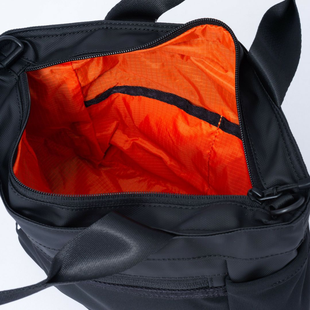 BEAMS DESIGN ELASTIC MESH 2WAYトートバッグ ブラック