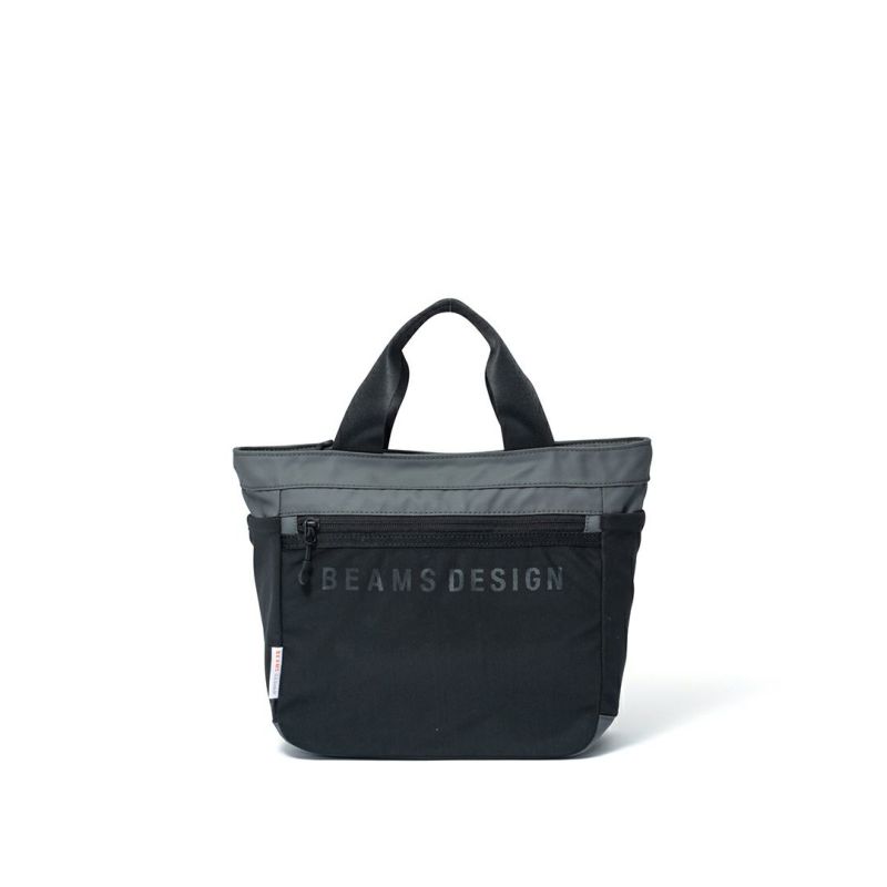BEAMS DESIGN ELASTIC MESH 2WAYトートバッグ グレー