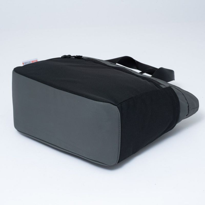 BEAMS DESIGN ELASTIC MESH 2WAYトートバッグ グレー