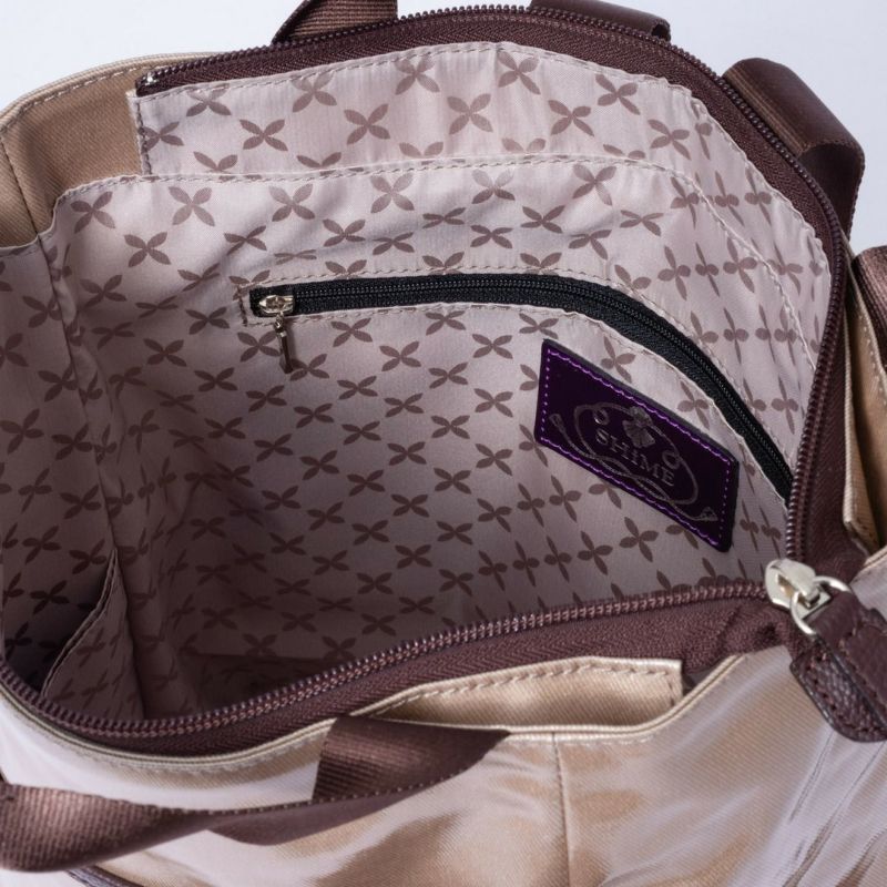 SHiME FLOWER ラークⅡ リュック ベージュ