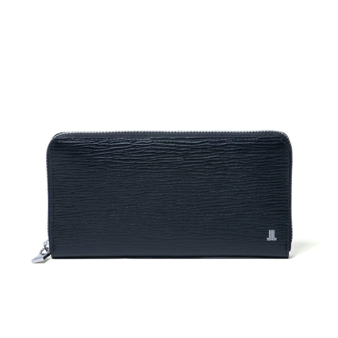 LANVIN COLLECTION RHEIN ラウンドファスナー長財布 ブラック