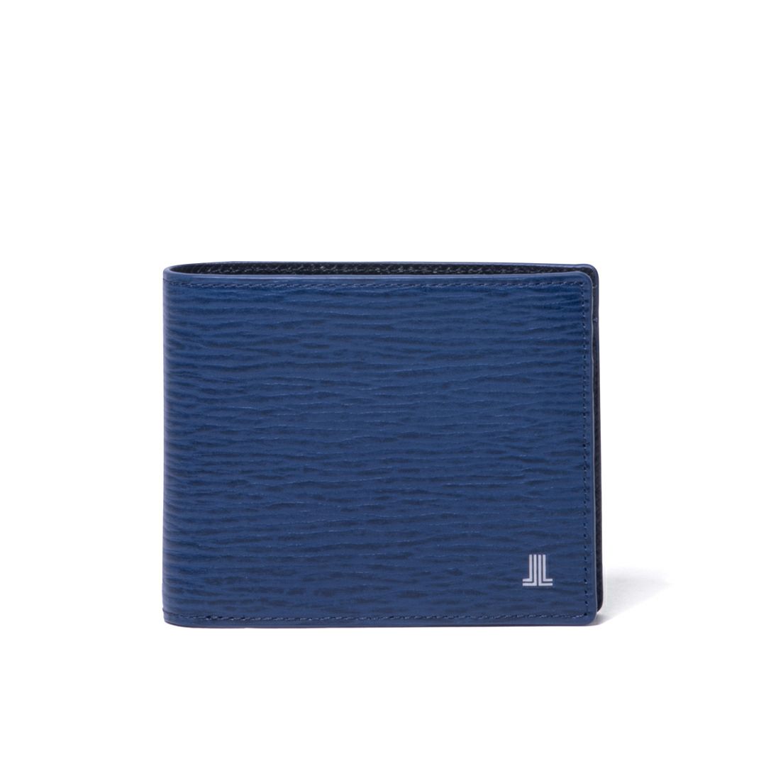 LANVIN COLLECTION RHEIN 小銭入れ付き二つ折り財布 ネイビー