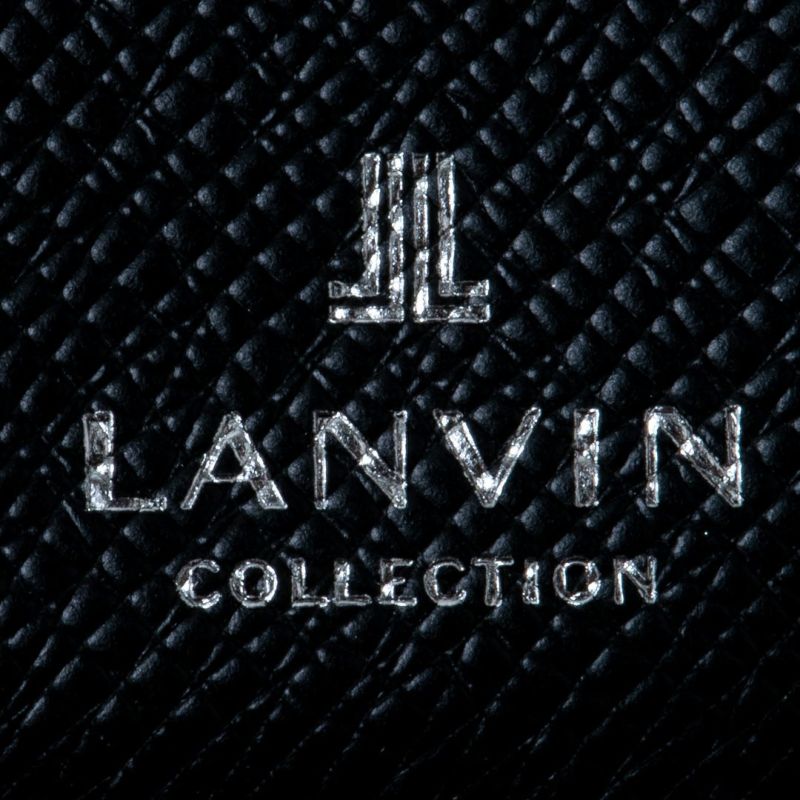 LANVIN COLLECTION RHEIN 小銭入れ付きラウンドファスナー二つ折り財布(縦型)