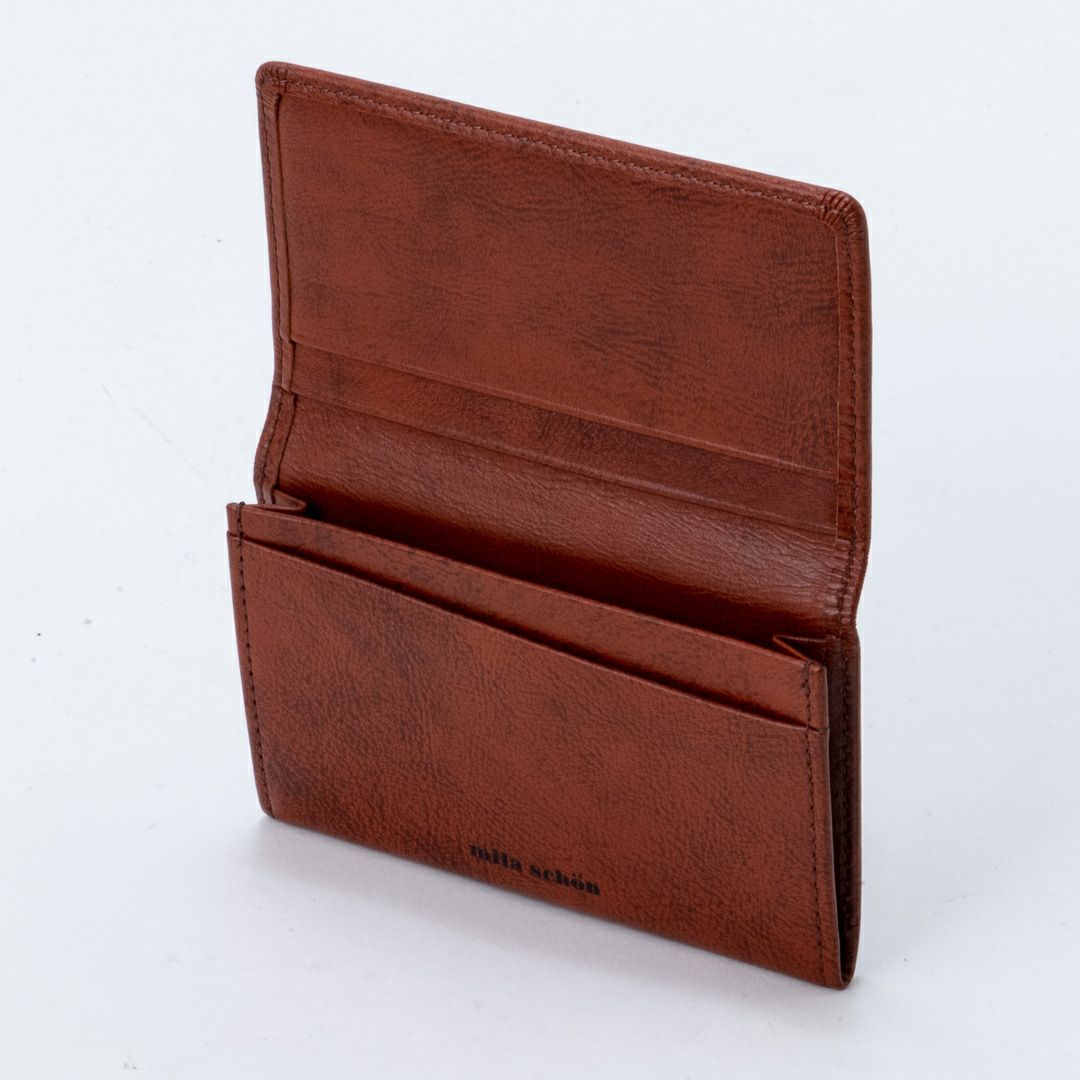 mila schon SHADOW SMOOTH 名刺入れ ブラウン