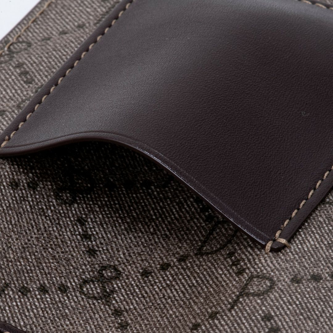 PINKY&DIANNE フラワーペイント スマホショルダー ブラウン