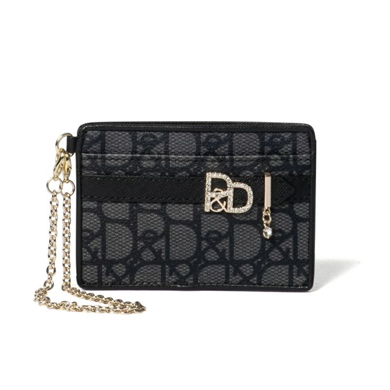 PINKY&DIANNE パドロック パスケース ブラック