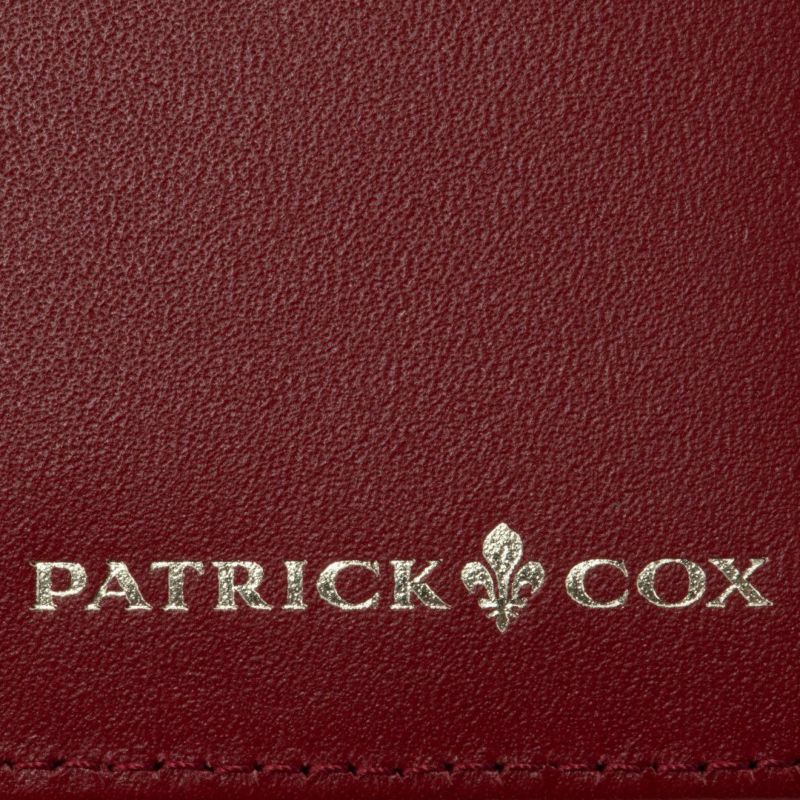 PATRICK COX デニムプリント L字ファスナー折り財布