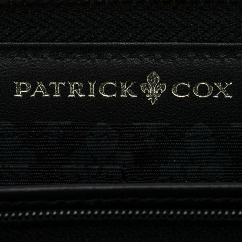 PATRICK COX ブロックレザー ラウンドファスナー長財布