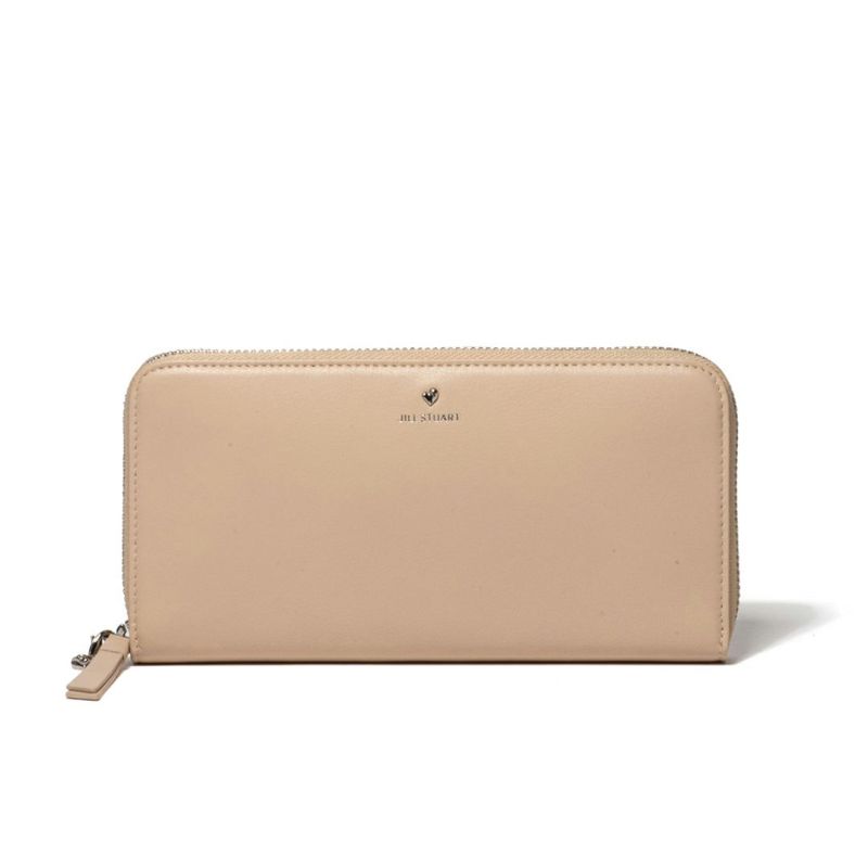 JILL STUART エンジェル ラウンドファスナー長財布 ベージュ