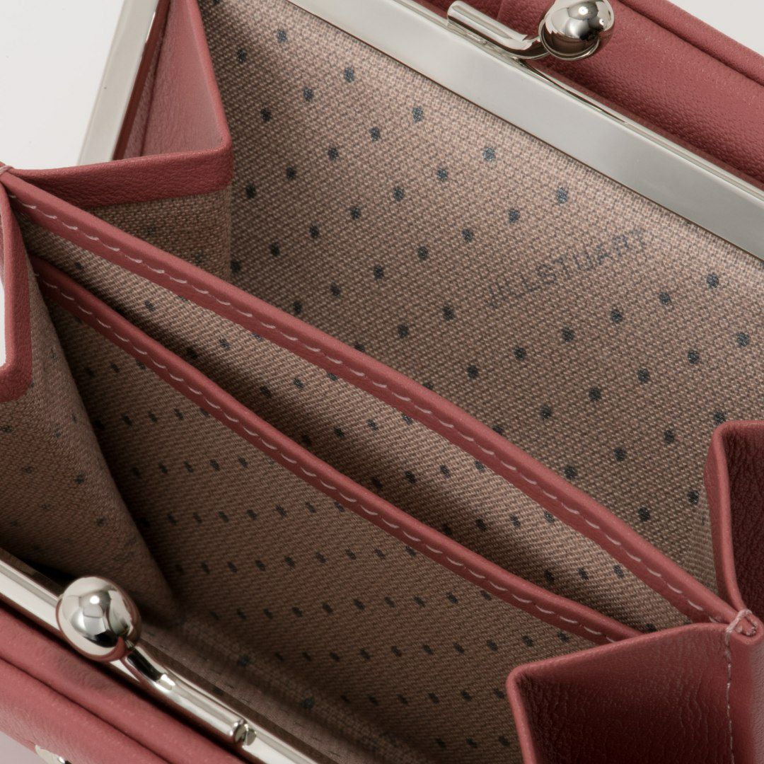 JILL STUART エンジェル 口金折り財布 ローズピンク