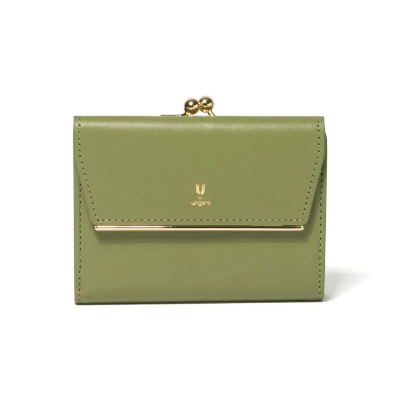 U by ungaro サラ 口金折り財布 オリーブ