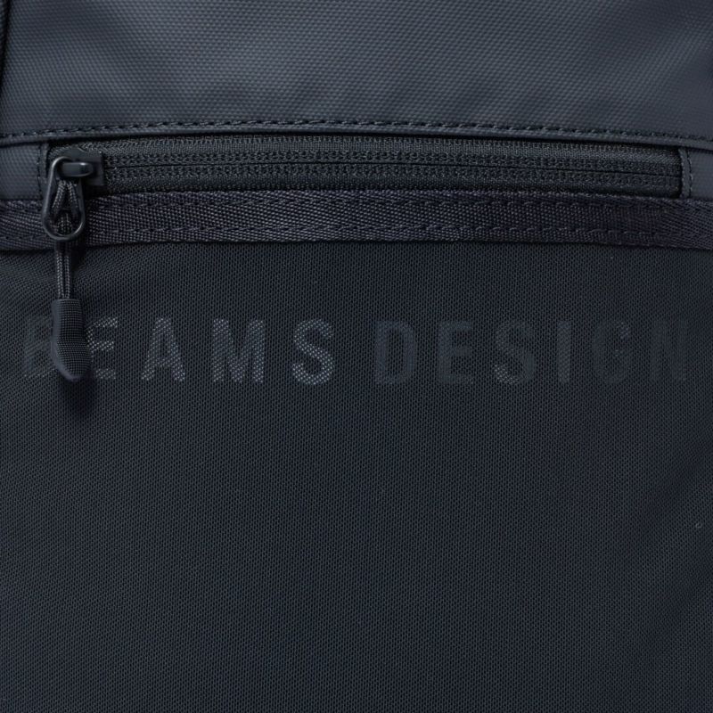 BEAMS DESIGN ELASTIC MESH ボディバッグ【BMMH0BS4】 ブラック