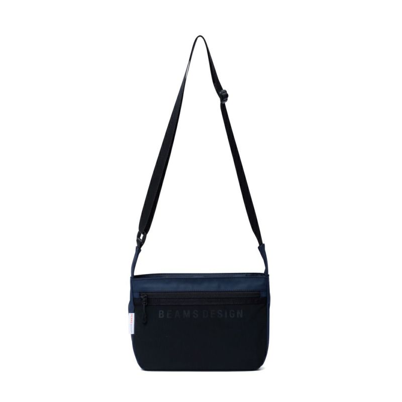 BEAMS DESIGN ELASTIC MESH ショルダーバッグ【BMMH0BS5】 ネイビー