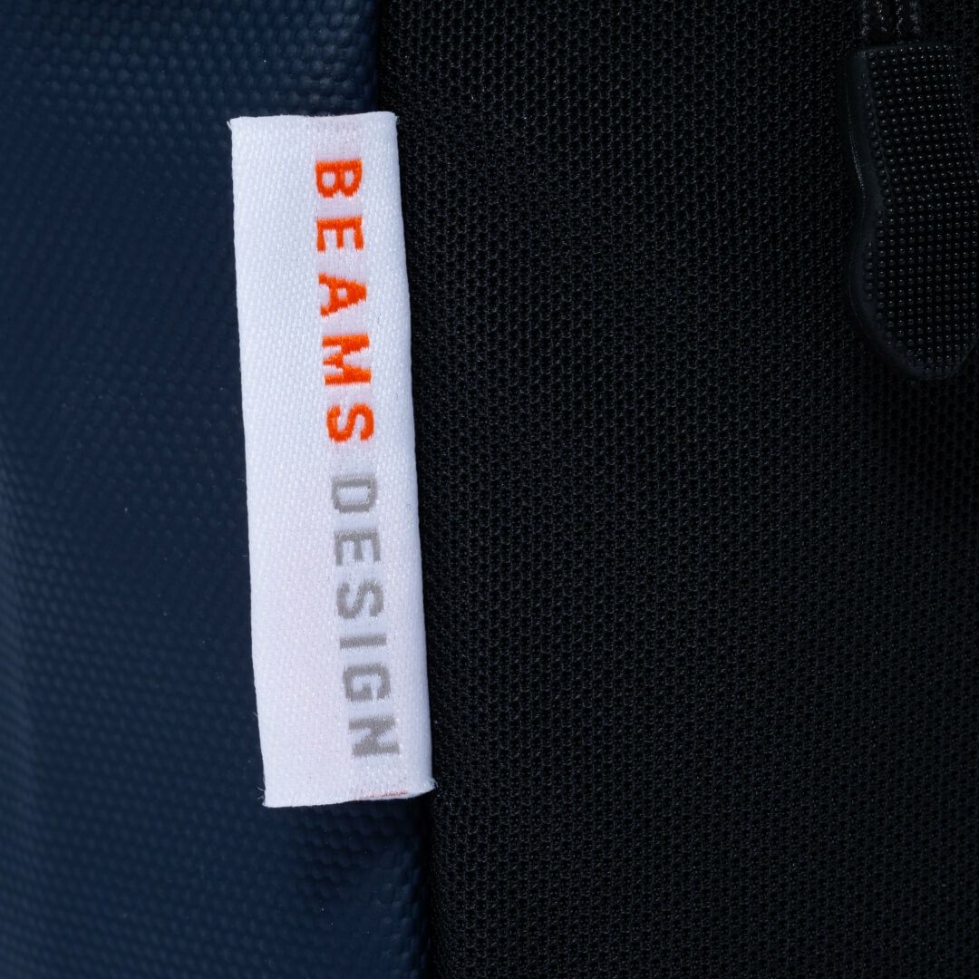 BEAMS DESIGN ELASTIC MESH ショルダーバッグ【BMMH0BS5】 ネイビー