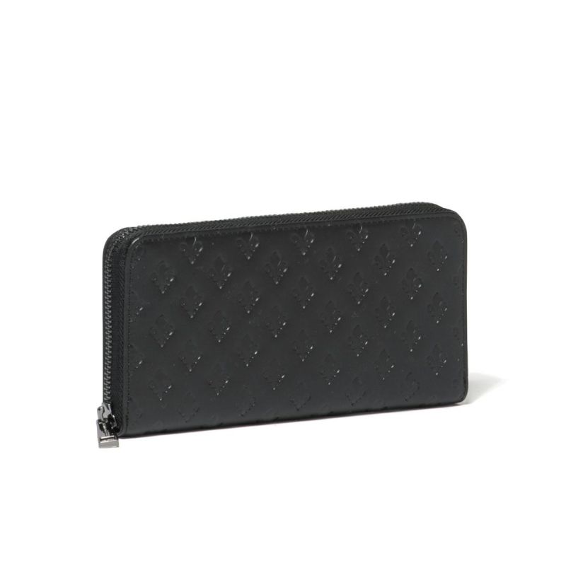 PATRICK COX KINGS EMBOSS LEATHER ラウンドファスナー長財布