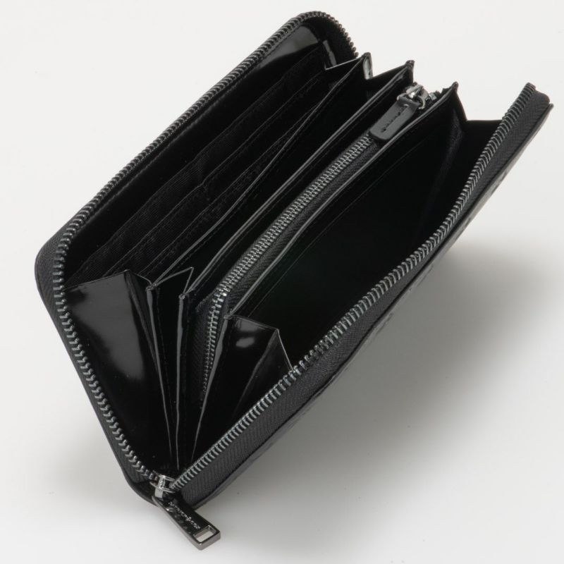 PATRICK COX KINGS EMBOSS LEATHER ラウンドファスナー長財布