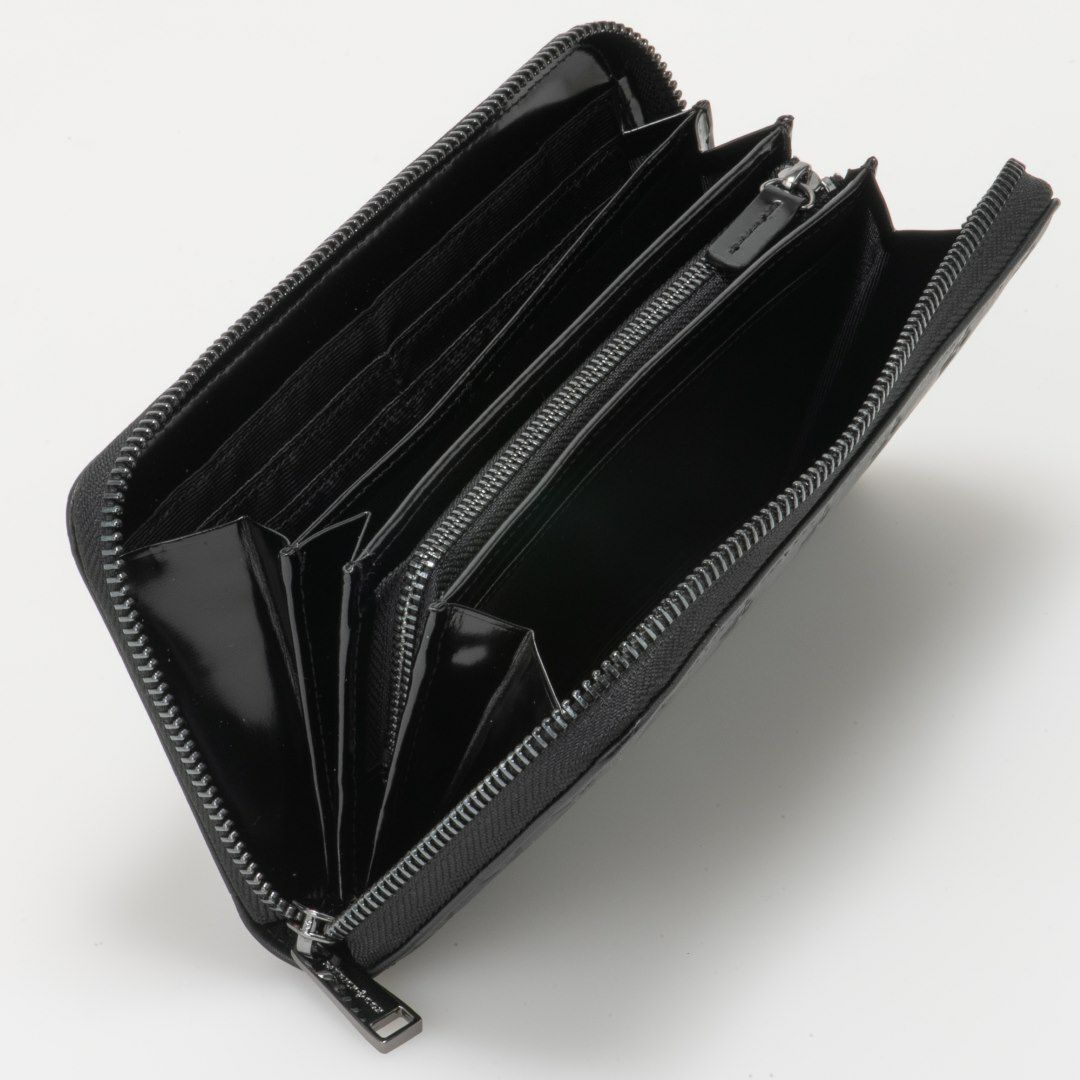 PATRICK COX KINGS EMBOSS LEATHER ラウンドファスナー長財布