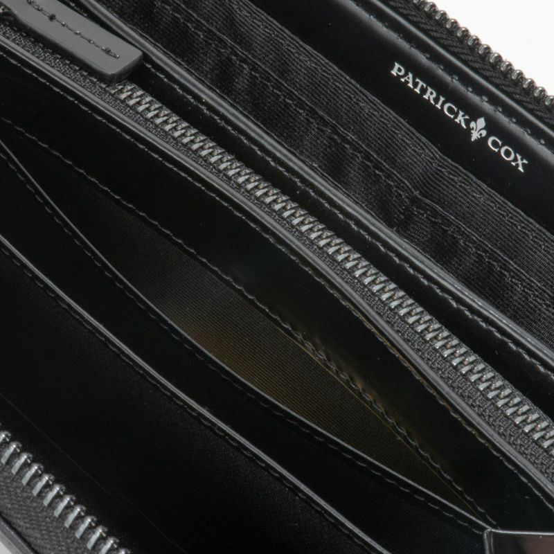 PATRICK COX KINGS EMBOSS LEATHER ラウンドファスナー長財布