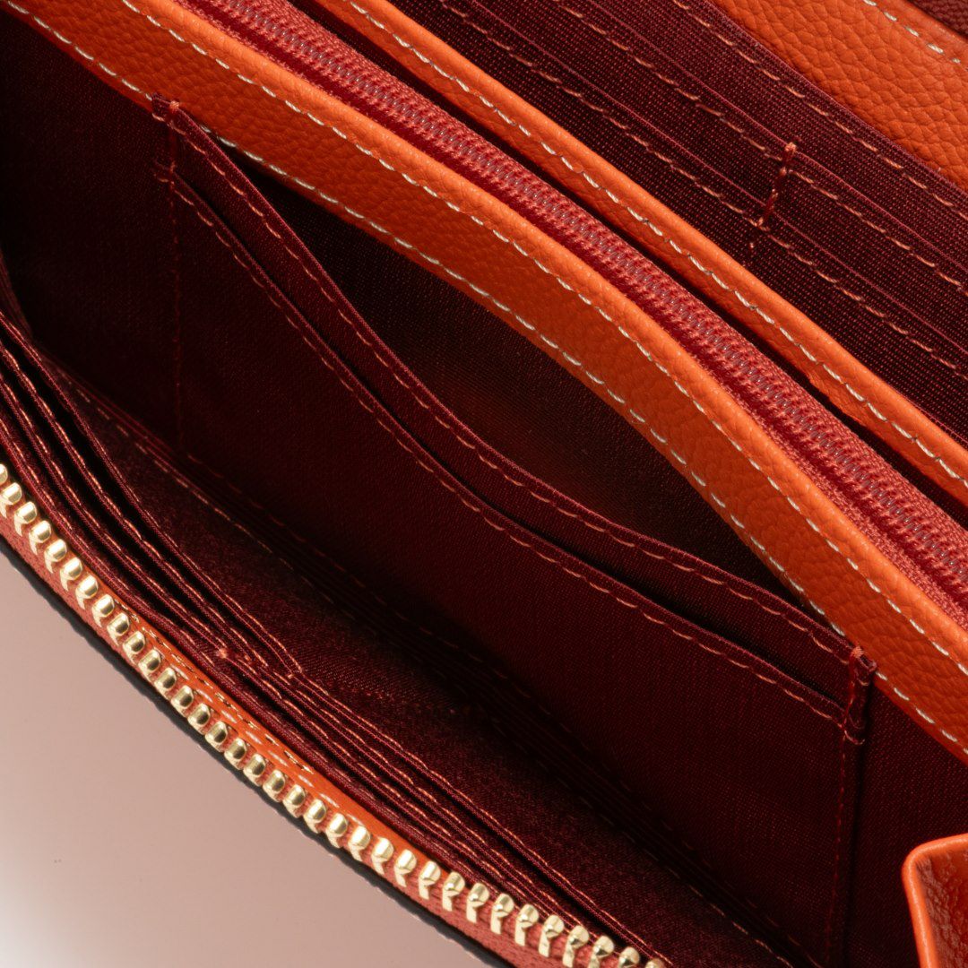 【steady.掲載】PATRICK COX カラフルカルテット ラウンドファスナー長財布