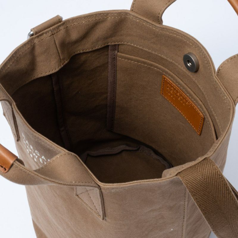 MARGARET HOWELL idea スローン 2WAYショルダー ダークベージュ