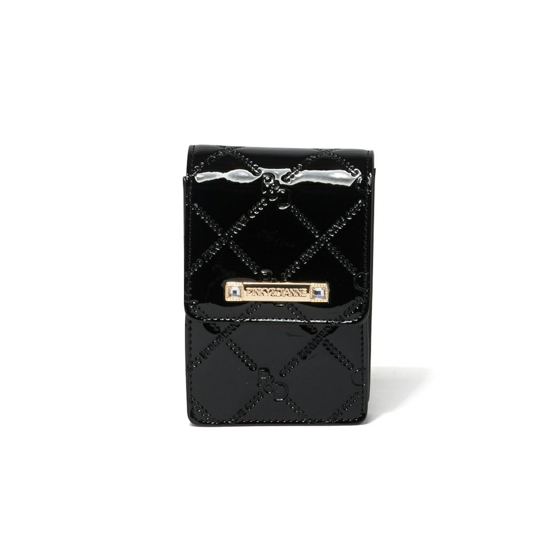 PINKY&DIANNE コモンエナメル シガレットケース ブラック