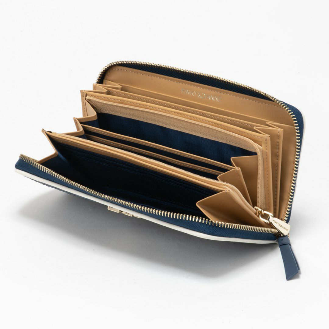 PINKY&DIANNE インターセクト ラウンドファスナー長財布