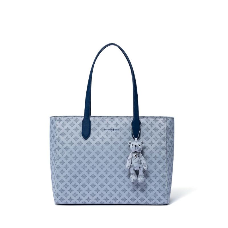 PATRICK COXカラーカルテット2 トート ネイビー