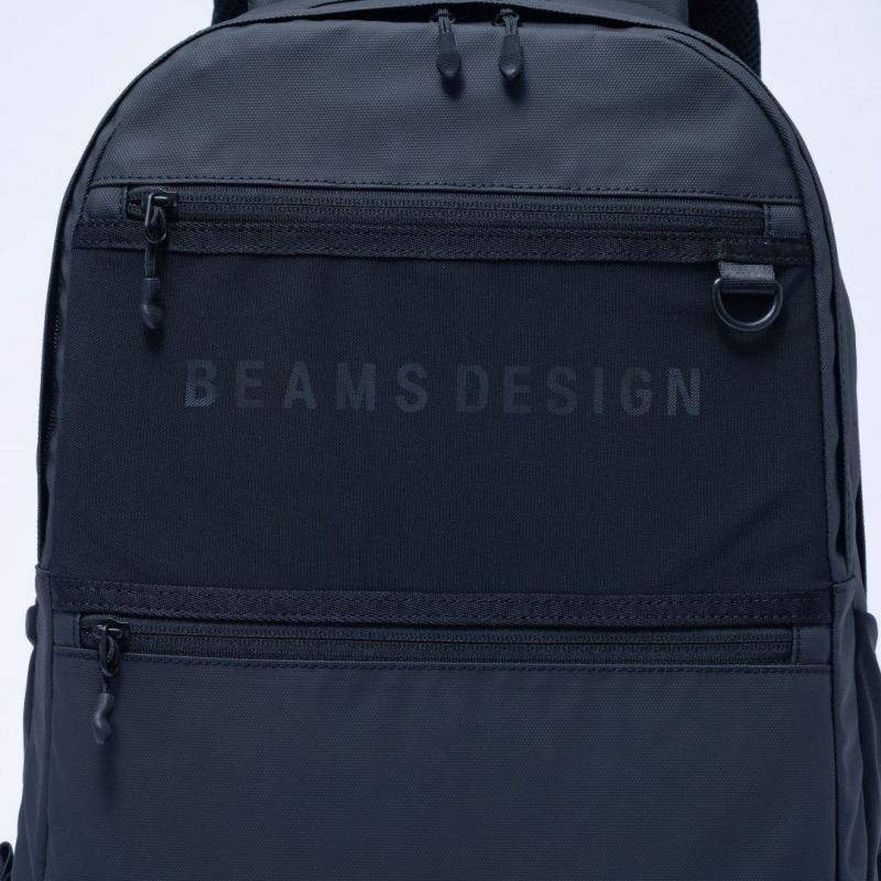 BEAMS DESIGN ELASTIC MESH バックパック【BMMH0BR6】 ブラック