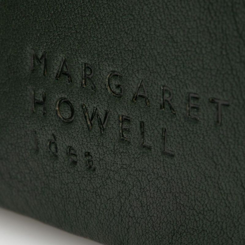 MARGARET HOWELL idea フレンチシーム 小銭入れ付き折り財布(縦型)