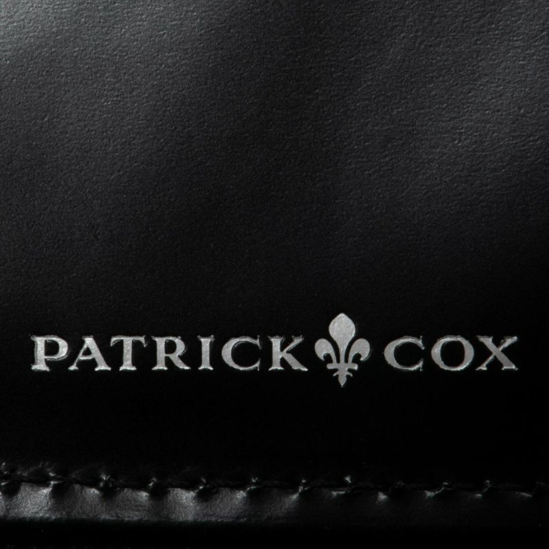 PATRICK COX KINGS EMBOSS LEATHER ラウンドファスナー小銭入れ付き折り財布