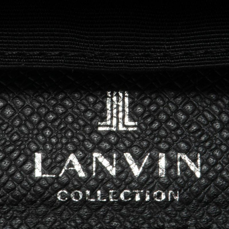 LANVIN COLLECTION RHEIN ラウンドファスナージャバラ折り財布