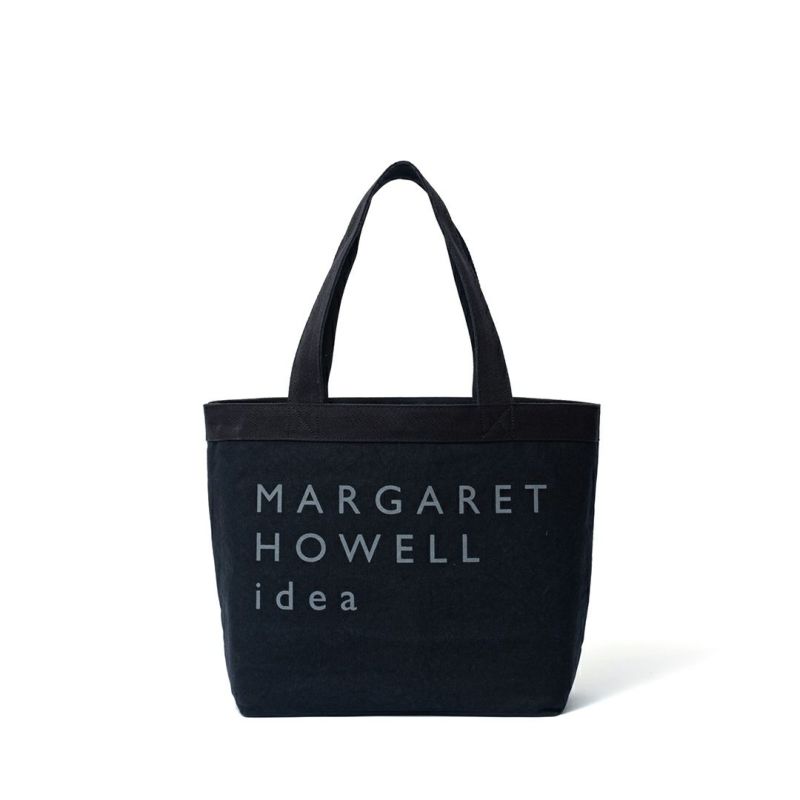 MARGARET HOWELL idea ビッグロゴ トートバッグ ブラック