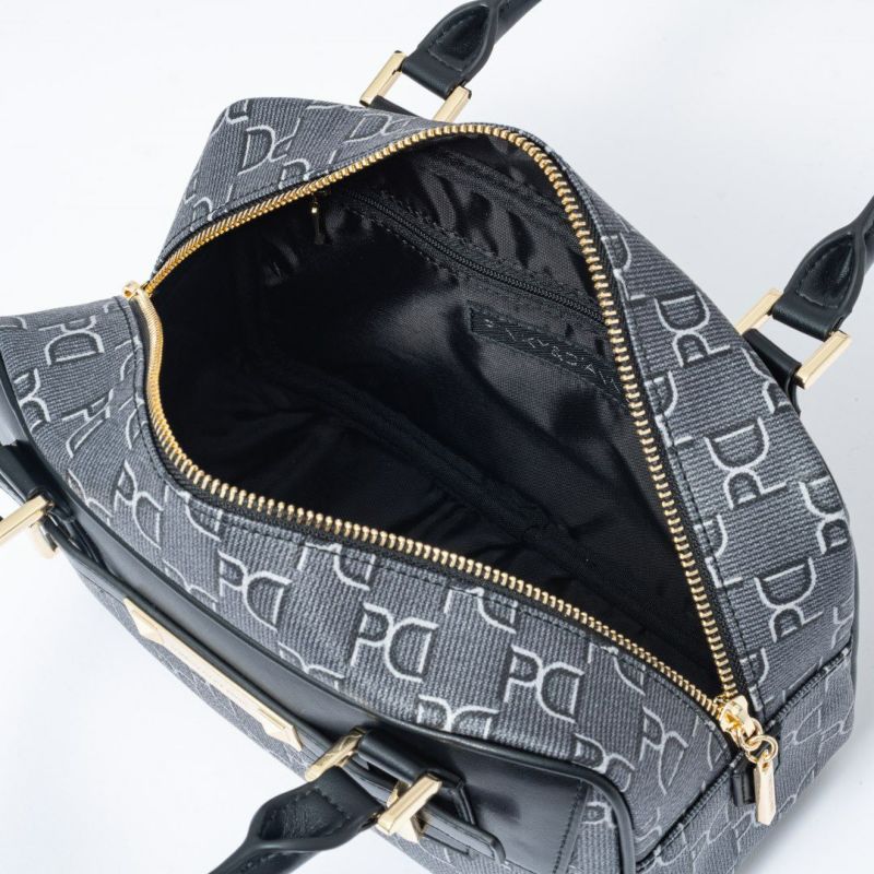 PINKY&DIANNE ピラミッド ミニ ボストン グレー PINKY&DIANNE ピラミッド ボストン 商品｜THE BAGMANIA