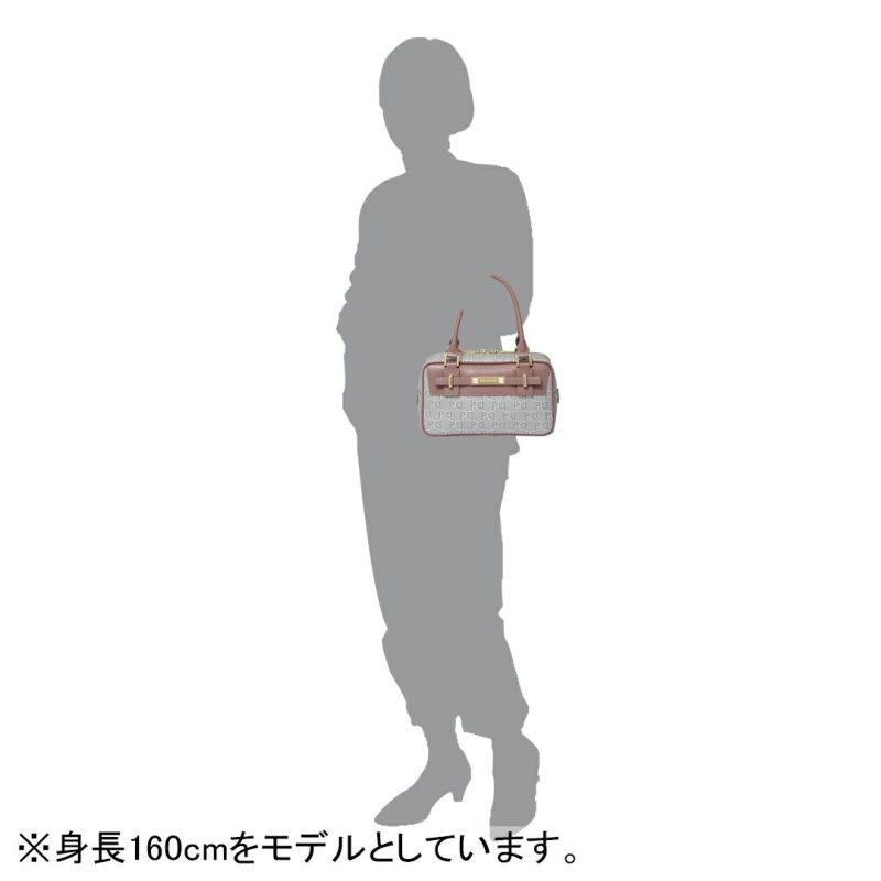 PINKY&DIANNE ピラミッド ミニ ボストン グレー PINKY&DIANNE ピラミッド ボストン 商品｜THE BAGMANIA