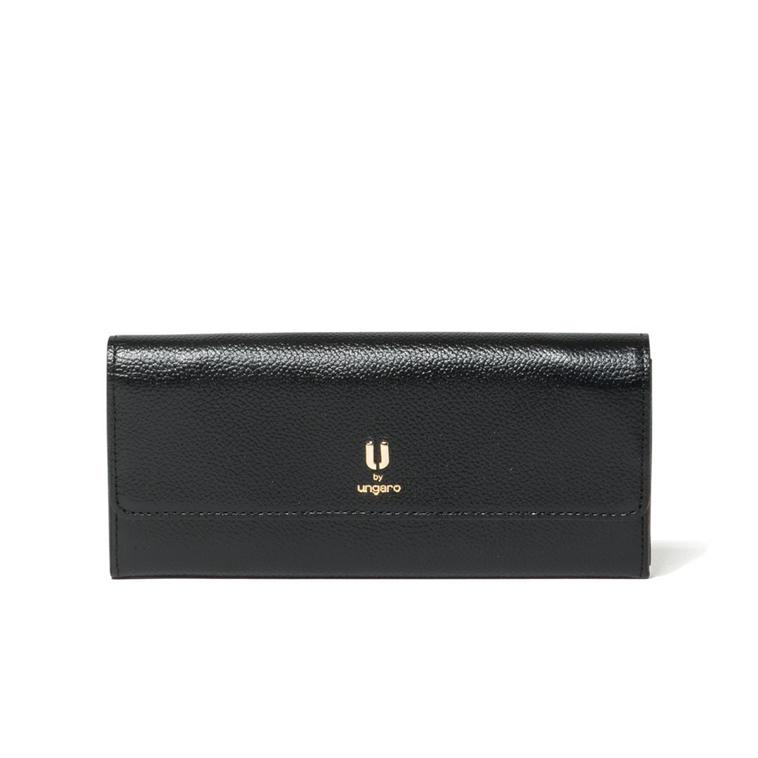 U by ungaro オルガ BOX長財布 ブラック