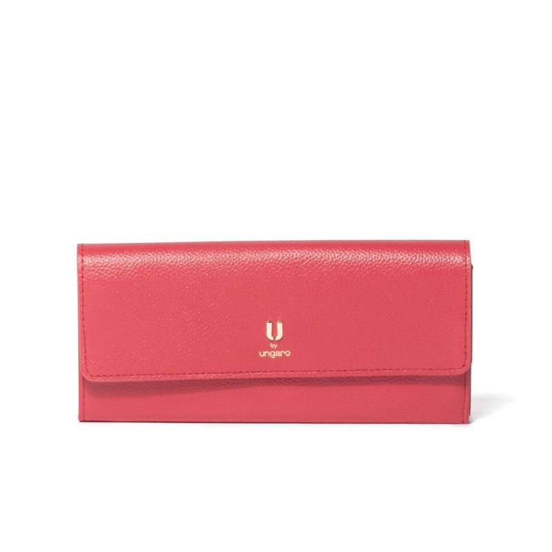 U by ungaro オルガ BOX長財布 レッド