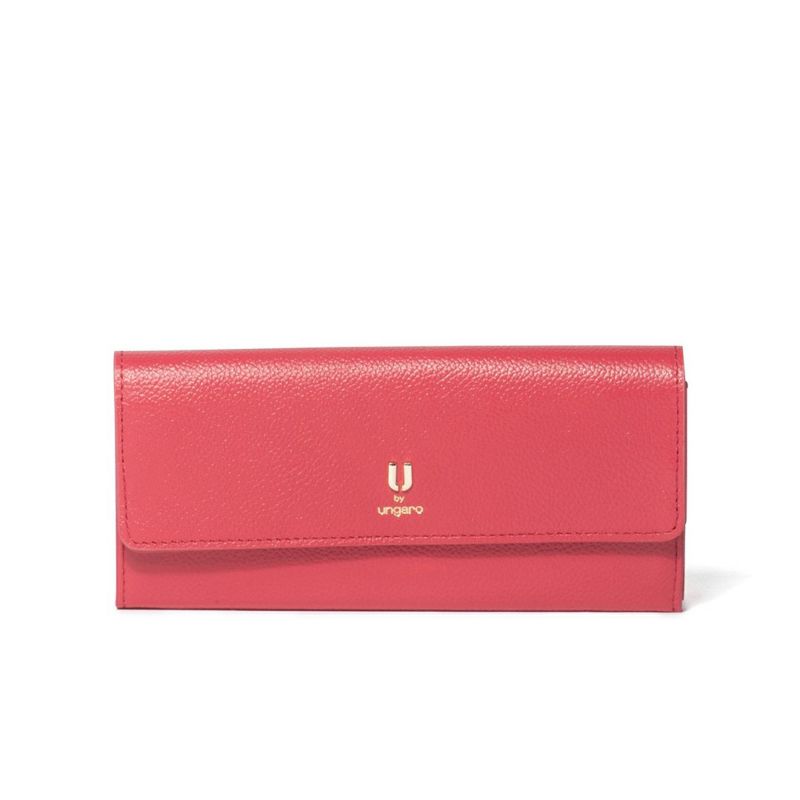 U by ungaro オルガ BOX長財布 レッド