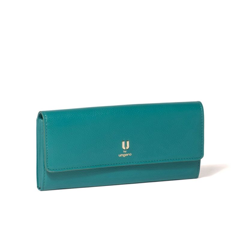 U by ungaro オルガ BOX長財布 グリーン