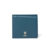 U by ungaro オルガ BOX折り財布 ブルー