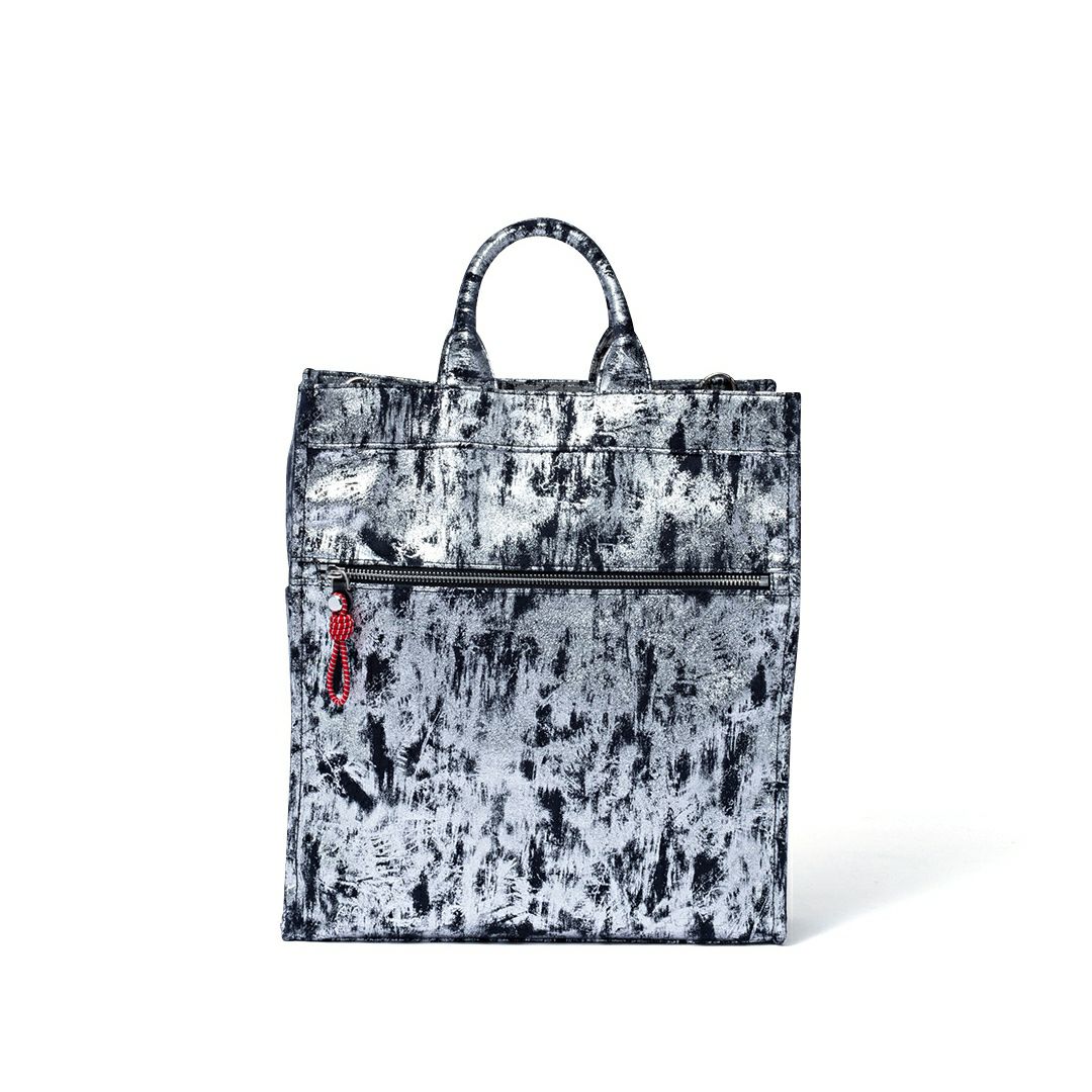 MANIUNO NOVATEX 縦型スクエアトートバッグ【MUMH4CT4】 ブラック