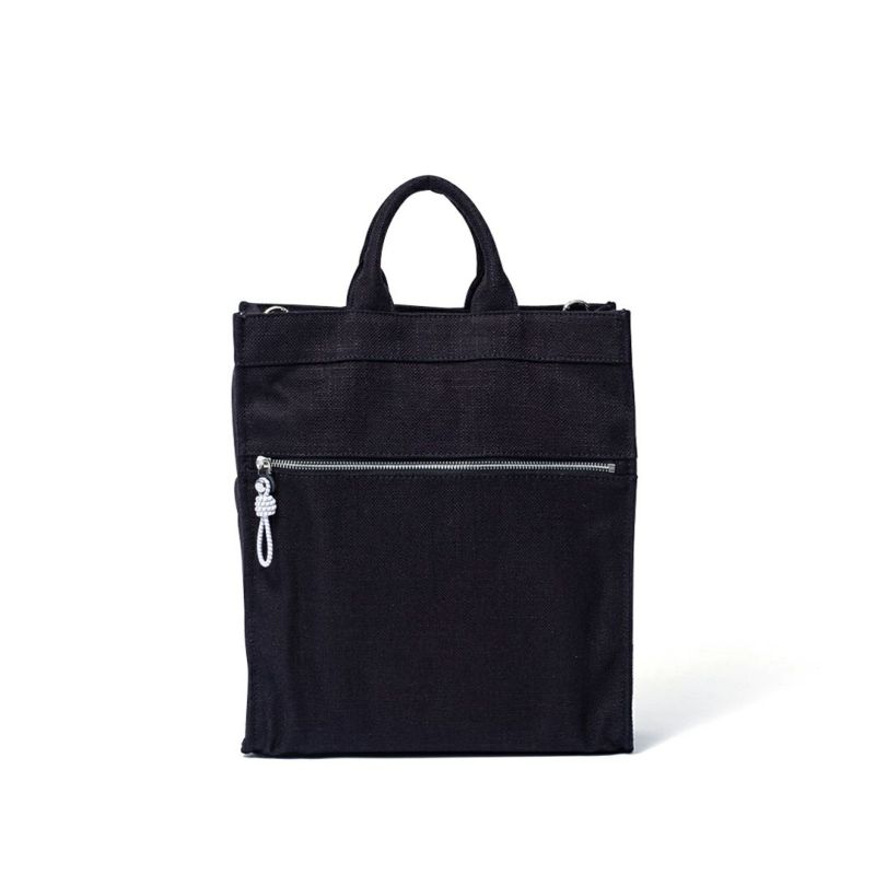 MANIUNO NOVATEX 縦型スクエアトートバッグ【MUMH4CT4】 ブラックB